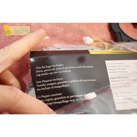 Halloween Adult Deluxe Sally Nightmare Before Christmas Costume Medium (8-10)* - Picture 6 of 8